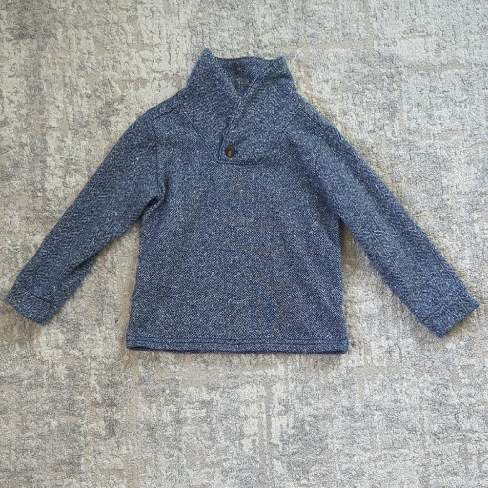 Carter's Navy Sweater with Button Detail Size 4T